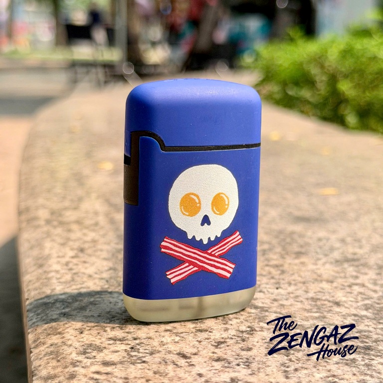 Bật Lửa Khò ZENGAZ Mega Jet ZL3 – Bacon Skull