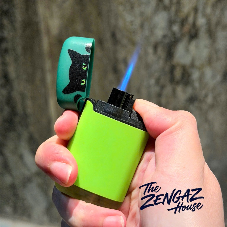 Bật Lửa Khò ZENGAZ Mega Jet ZL3 – Black Cat