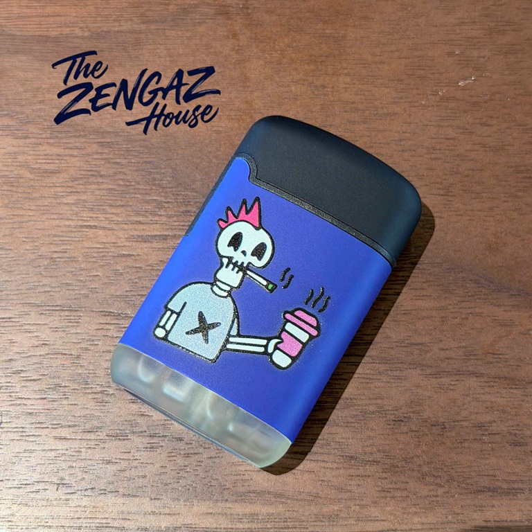 Bật Lửa Khò ZENGAZ Mega Jet ZL3 – Bone Smoke & Chill