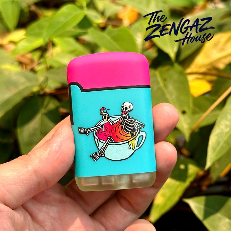 Bật Lửa Khò ZENGAZ Mega Jet ZL3 – Chill Skull