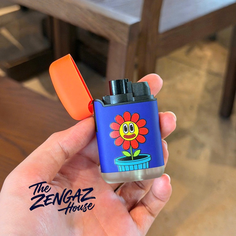 Bật Lửa Khò ZENGAZ Mega Jet ZL3 – Happy Flower