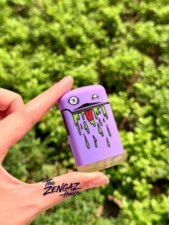 Bật Lửa Khò ZENGAZ Mega Jet ZL3 – Purple Monster