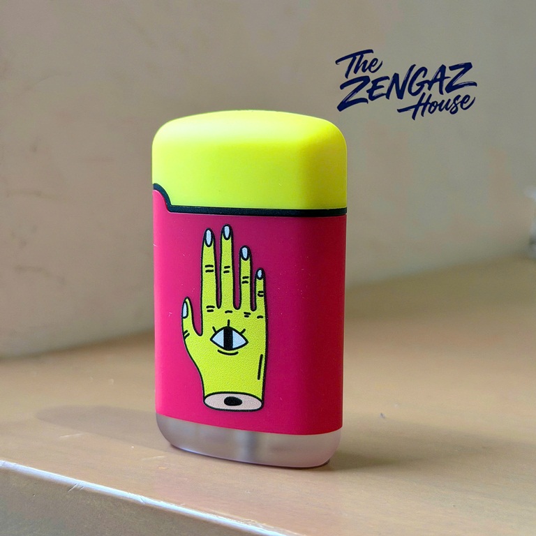 Bật Lửa Khò ZENGAZ Mega Jet ZL3 – Red Evil Hand