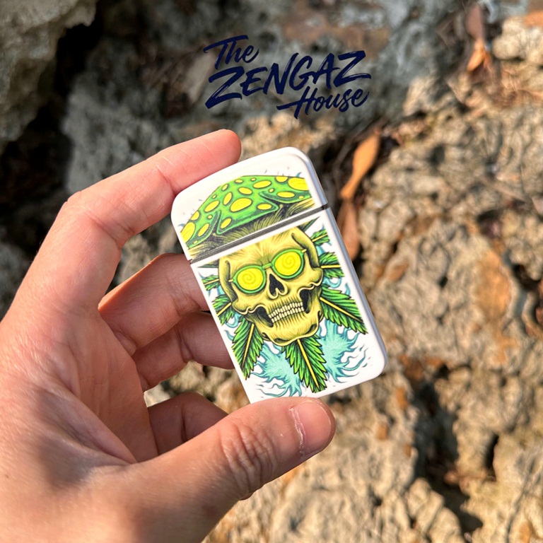 Bật Lửa Khò ZENGAZ Royal Jet ZL12 – Canna Skull