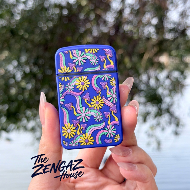 Bật Lửa Khò ZENGAZ Royal Jet ZL12 – Mushroom Flower