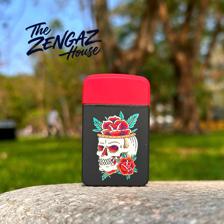 Bật Lửa Khò ZENGAZ Royal Jet ZL12 – Skull Roses