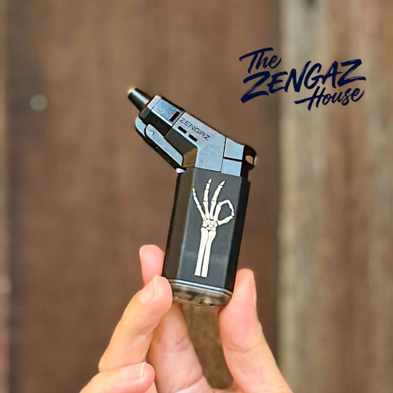 Bật Lửa Khò ZENGAZ Seven Jet ZL19 – Bone Sign