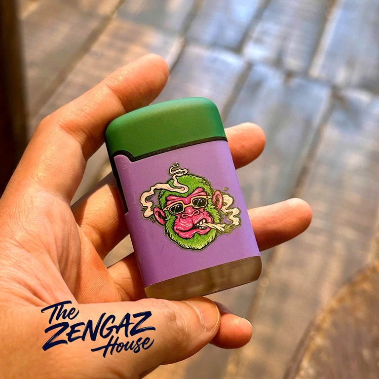 Bật Lửa Khò ZENGAZ Mega Jet ZL3 – Smokin’ Ape