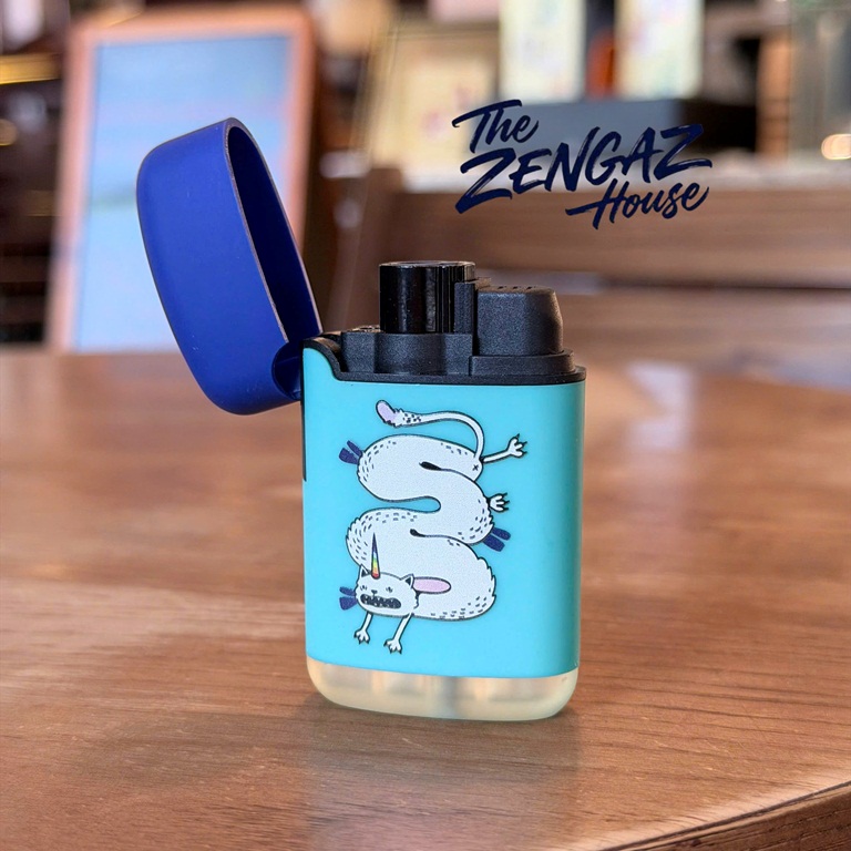 Bật Lửa Khò ZENGAZ Mega Jet ZL3 – Sleepy Cat