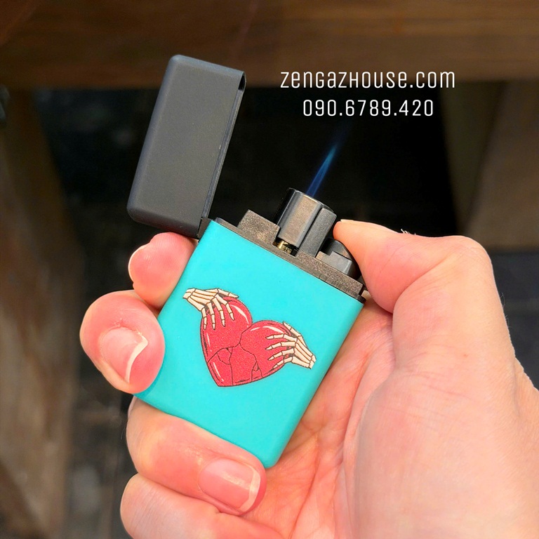 Khò ZENGAZ Chip Jet Flame ZL30 – Skeleton Heart