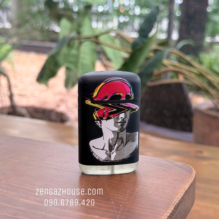 Bật Lửa Khò ZENGAZ Mega Jet ZL3 – Neon Mushroom Muse
