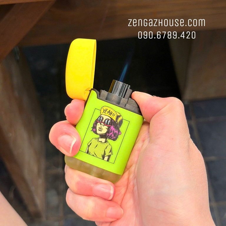 Bật Lửa Khò ZENGAZ Mega Jet ZL3 – Yeah Girl Neon