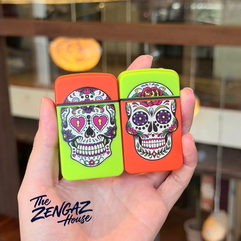 Bật Lửa Khò ZENGAZ Royal Jet ZL12 – Heart Skeleton