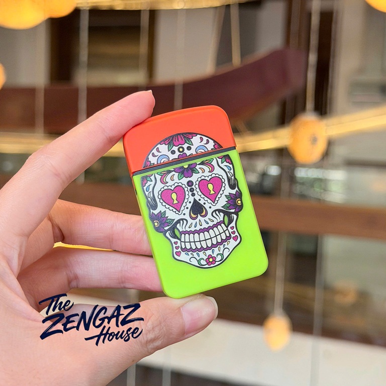 Bật Lửa Khò ZENGAZ Royal Jet ZL12 – Heart Skeleton