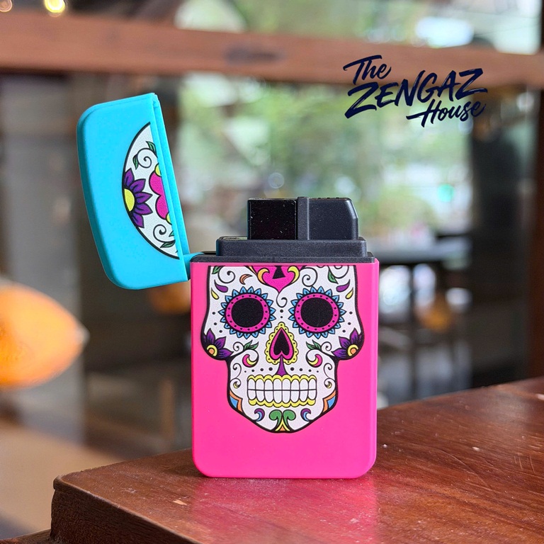 Bật Lửa Khò ZENGAZ Royal Jet ZL12 – Sugar Skull Vibes