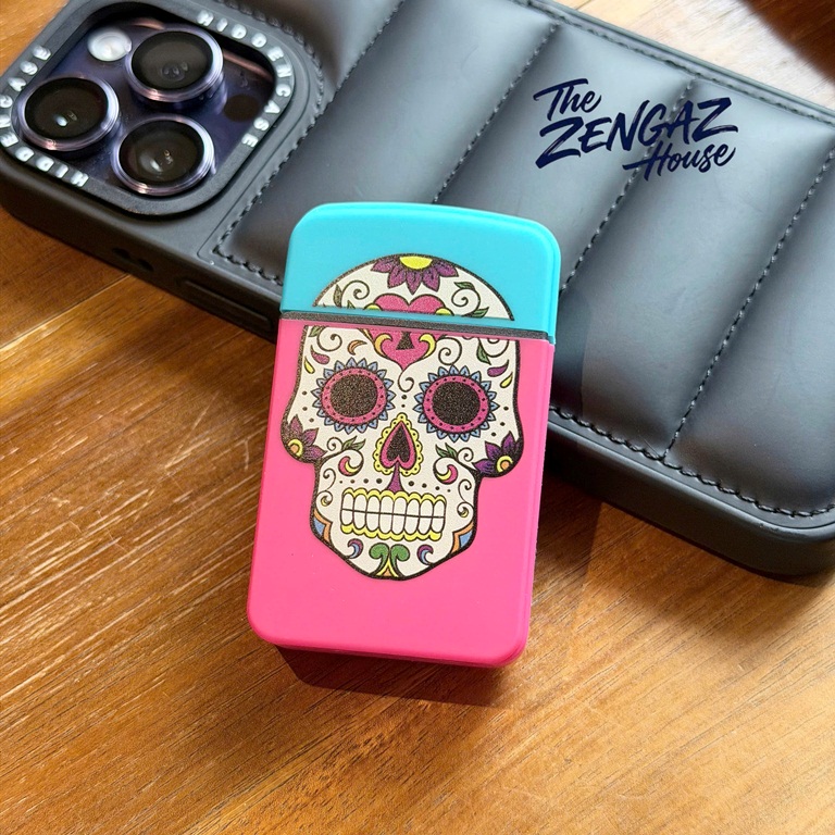 Bật Lửa Khò ZENGAZ Royal Jet ZL12 – Sugar Skull Vibes