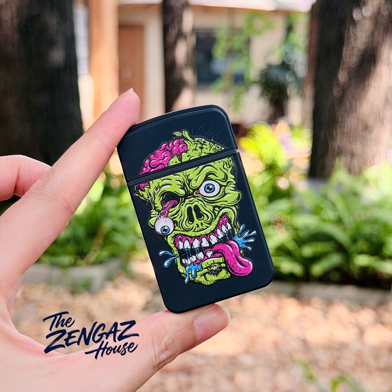 Bật Lửa Khò ZENGAZ Royal Jet ZL12 – Zombie Skull