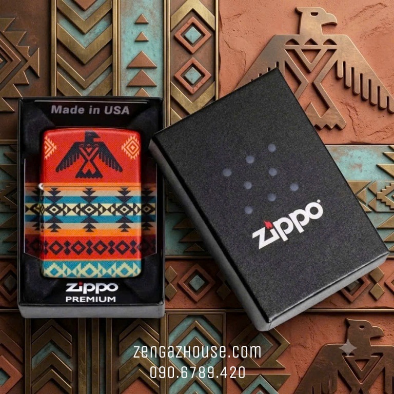 Bật Lửa ZIPPO USA – Tribal Eagle