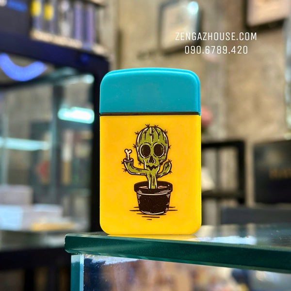 Bật Lửa Khò ZENGAZ Royal Jet ZL12 – Cactus Bones