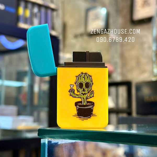 Bật Lửa Khò ZENGAZ Royal Jet ZL12 – Cactus Bones